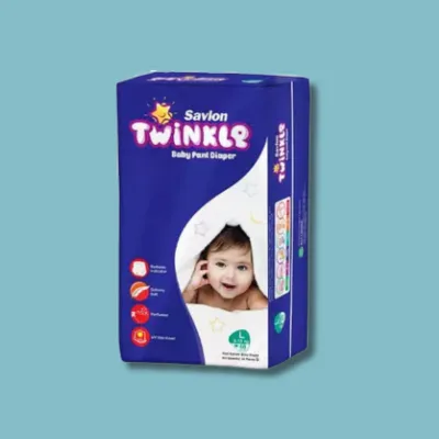 Savlon Twinkle Baby Pant Diaper ( স্যাভলন টুইংকলে বেবি প্যান্ট ডায়পার ) 8-15 KG